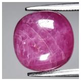 8.74ct Cushion Natural Reddish Purple Sapphire - U
