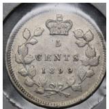 Canada 5 Cents 1899