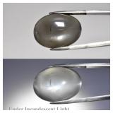 26.19ct Oval Cabochon Natural Purple Cat's Eye Moo