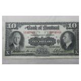 Bank of Montreal $10 1935 Banknote 505-60-04 VF-20