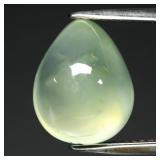 8.79ct 13.5x10.8mm Pear Cabochon Natural Green Pre
