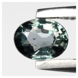 0.21ct 4x3mm VVS Oval Natural Green Sapphire - Unh