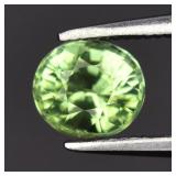 0.62ct 5.2x4.5mm VS Oval Natural Green Tourmaline