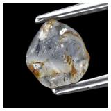 1.01ct 5.8x5.5mm Rough Very Light Purple Sapphire