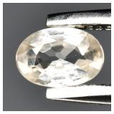 0.26ct 4.5x3mm VS Oval Natural Very Light Champagn