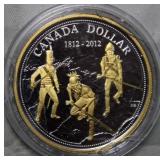 Canada $ 2012 Anniversary of the War of 1812 Gold