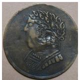 Canada LC-60-1 Bust and Harp 1820 Token Br1012