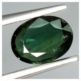 Oval Natural Heated Only Blue Green Sapphire Austr