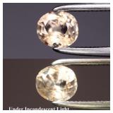 0.55ct 4.7x4mm Oval Natural Color Change Garnet -