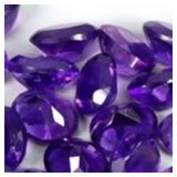 Oval Natural Top Rich Purple Amethyst Uruguay 6.75