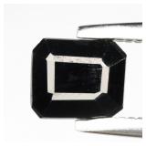 0.70ct 5x4.3mm Octagon Natural Deep Blue Spinel -