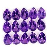 Pear Natural Top Rich Purple Amethyst Uruguay 6.53