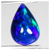 Pear Cab Natural AAA Floral Flash Play Of Color Bl
