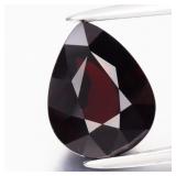 2.79ct 9.7x7.5mm VS Pear Natural Medium Orangish R