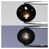 3.29ct Oval Cabochon Deep Yellow 6 Ray Star Sapphi