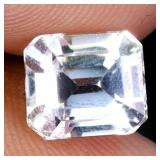 Octagon Cut Natural Peach Pink Kunzite Afghanistan