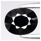 1.34ct 6.7x5.5mm Oval Natural Deep Purple Spinel -