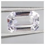 Octagon Natural Unheated Pink Kunzite Afghanistan