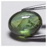1.24ct Oval Cabochon Natural Blue Green Sapphire -