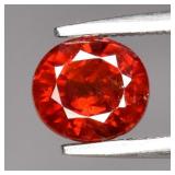 1.49ct Oval Natural Reddish Orange Spessartite Gar