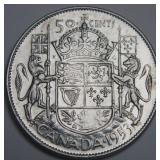 Canada 50 Cents 1953 NSF SD