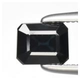 0.77ct 5.2x4.2mm VS Octagon Natural Deep Blue Spin