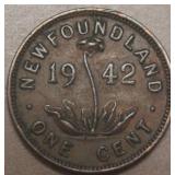 Canada Newfoundland Small Cent 1942