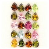 Pear Cut Natural Unheated Multi Color Tourmaline 2