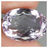 Oval Cut Natural Unheated Pink Amethyst Bolivia 21