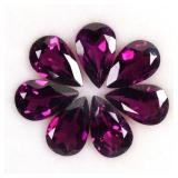 Pear Cut Natural Pink Raspberry Rhodolite Garnet 5