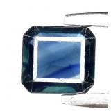0.36ct 4.5x4mm VS Octagon Natural Green Blue Sapph