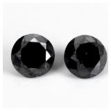 Pair 2p 0.20ct 2.6mm Round Brilliant Cut Diamond N