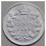 Canada 5 Cents 1899