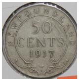 Canada Newfoundland 50 Cents 1917c