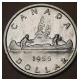 Canada Silver Dollar 1955