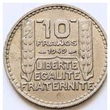 1949 France 10 FRANCS coin 26mm
