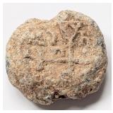 Medieval 7th-9th Century seal  9.86g lead