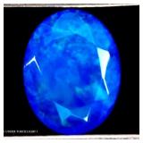 Oval Cut Natural Hot Rainbow Flash Blue Fire Opal