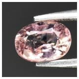0.58ct 6x4.5mm Oval Natural Pink Tourmaline - Unhe