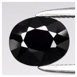 1.21ct 6.5x5.5mm VS Oval Natural Dark Purple Spine