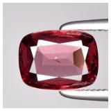 0.99ct VS Cushion Natural Purplish Pink Rhodolite
