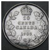 Canada 10 Cents 1903H