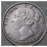Canada Newfoundland 20 Cents 1896 Obv2