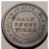 Canada UC-12B2 1833 To Facilitate Trade 1/2 Penny