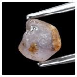 1.53ct 5.8x5.2mm Rough Unheated Light Pinkish Purp