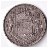 Canada 50 Cents 1949 Maple Leaf