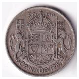 Canada 50 Cents 1943 Maple Leaf