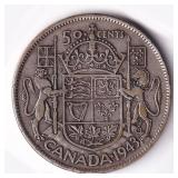 Canada 50 Cents 1943 Maple Leaf
