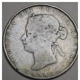 Canada 50 Cents 1870 LCW