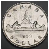 Canada Silver Dollar 1952